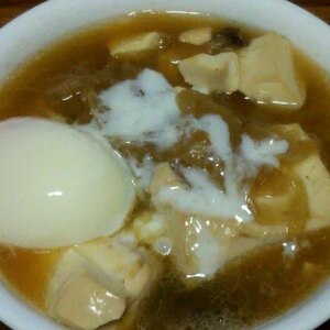 温まる肉豆腐